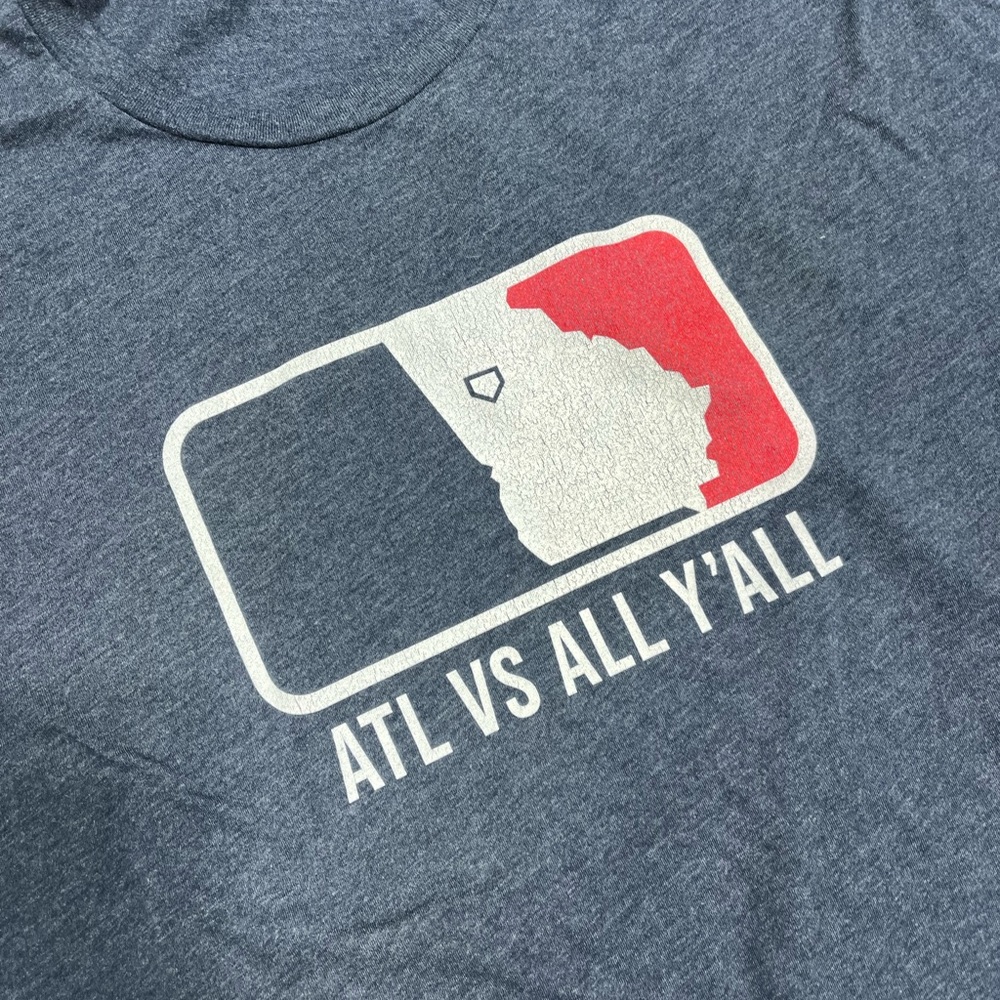 Atl vs All Y’all T-shirt - 2XL - Blue